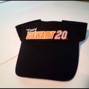 Tony Stewart #20 One Size Fits All Velcro adjustable Visor NASCAR